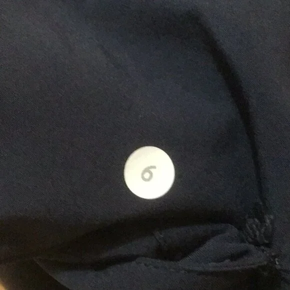 Lululemon Satin Trim Tuxedo Pant Navy Like New - Picture 14 of 14